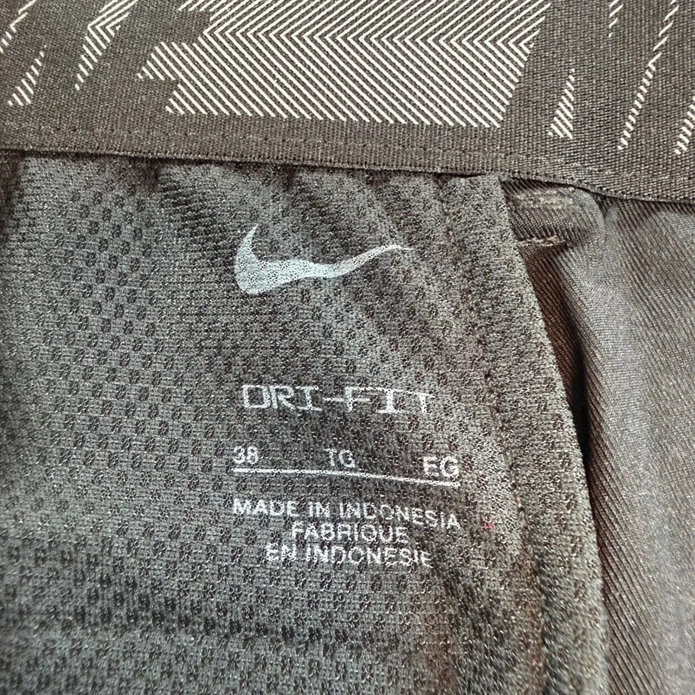 Nike Dri-FIT Golf Shorts Mens 38 Black Flat Front Performance Stretch Activewear